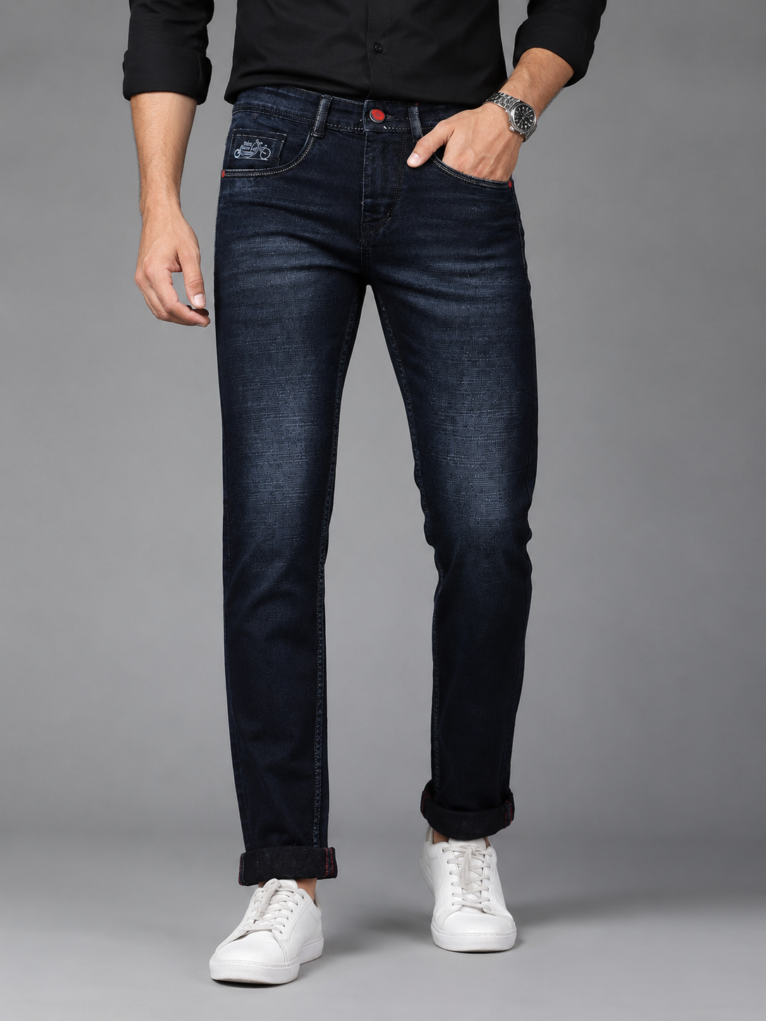 Essential Indigo Straight Fit Jeans