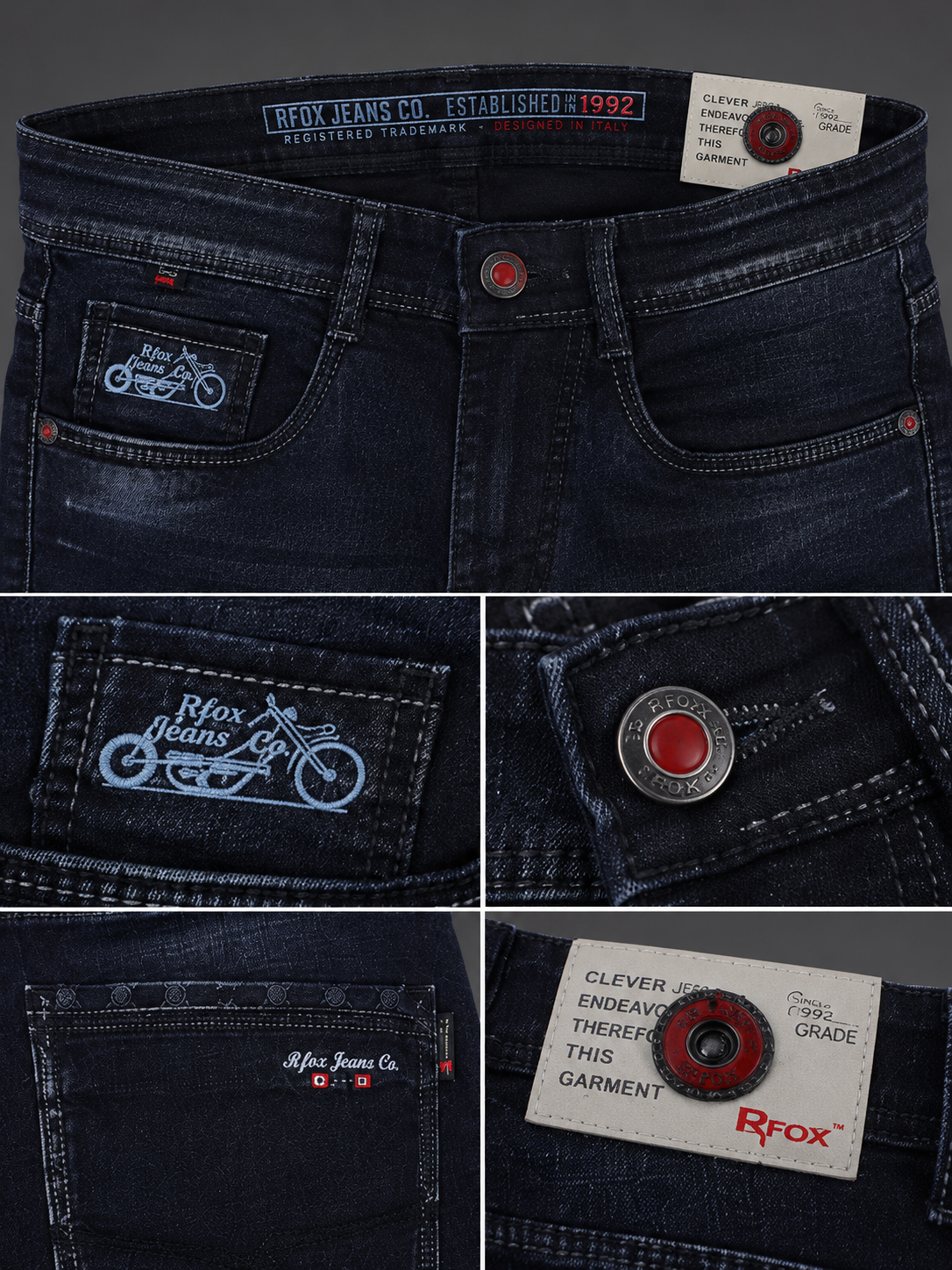 Essential Indigo Straight Fit Jeans