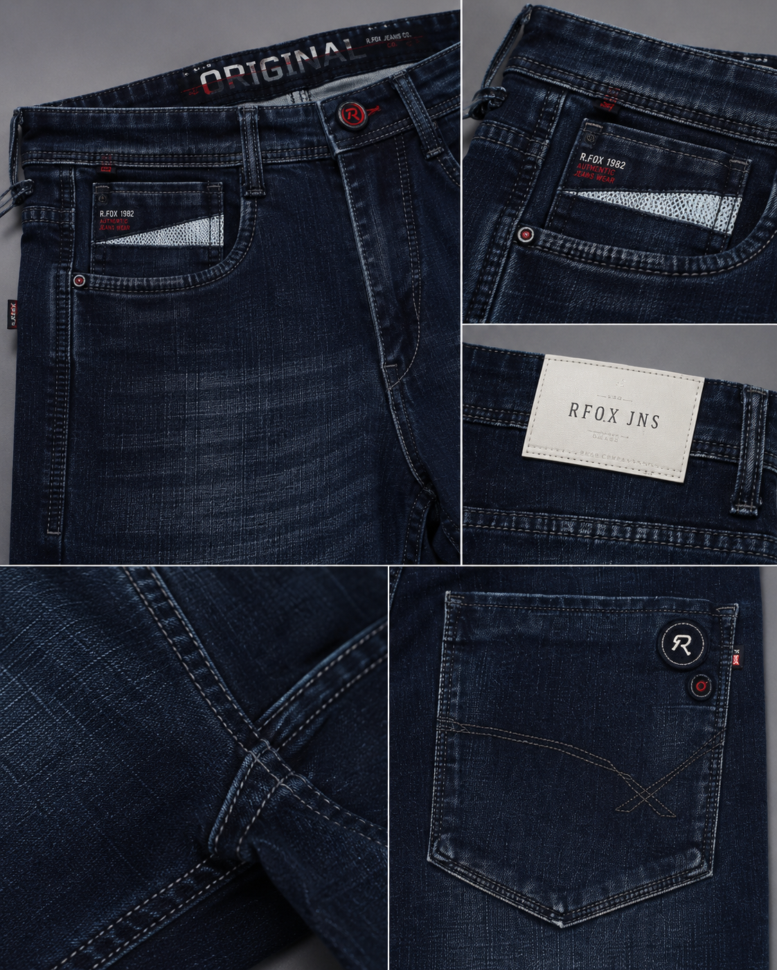 Heritage Blue Straight Fit Jeans