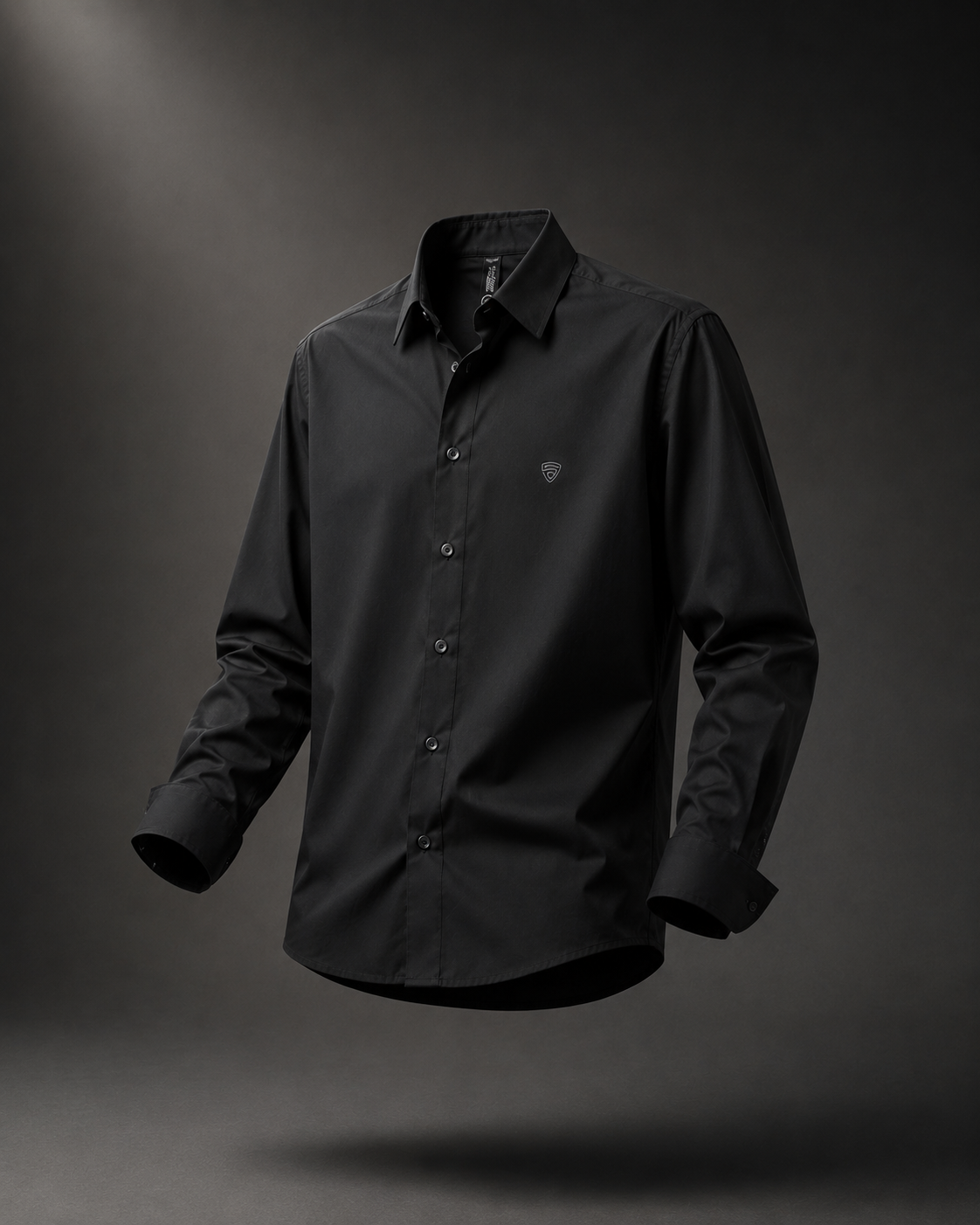 Noir Luxe Soft Touch Full Sleeve Shirt