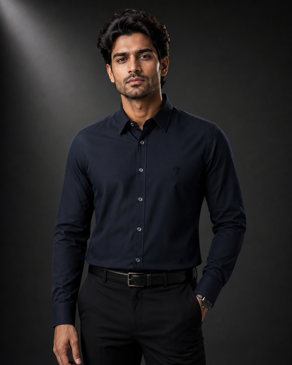 Midnight Executive Soft Touch Full Sleeve Shirt
