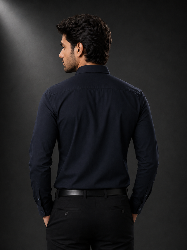 Midnight Executive Soft Touch Full Sleeve Shirt
