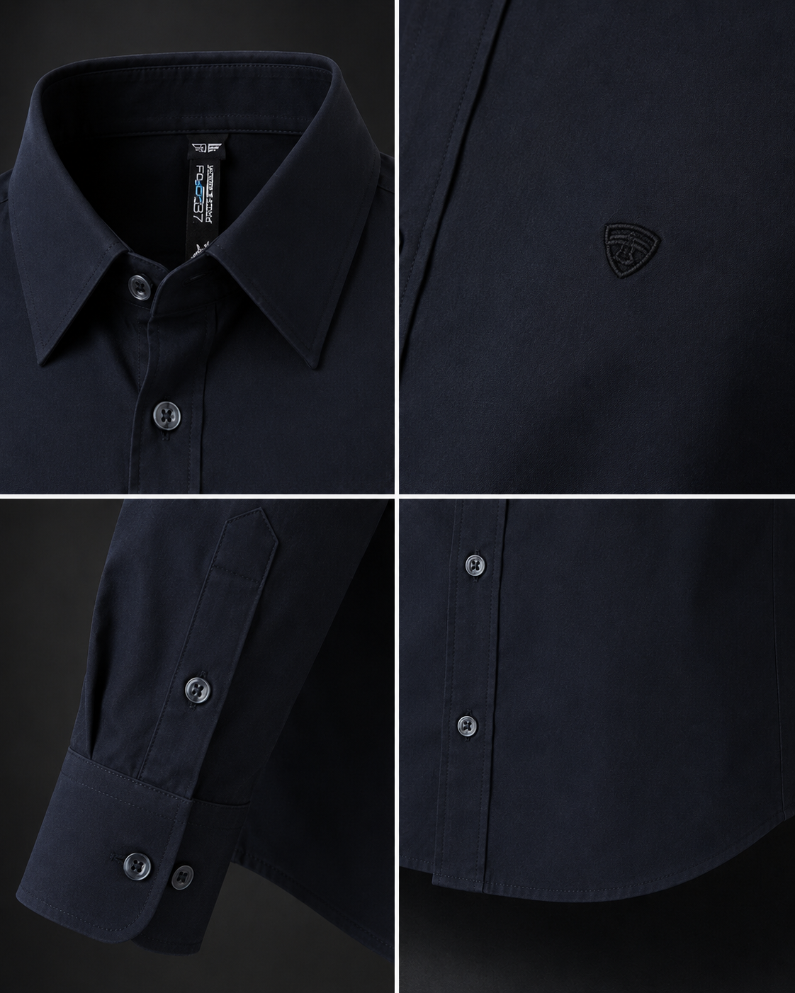 Midnight Executive Soft Touch Full Sleeve Shirt