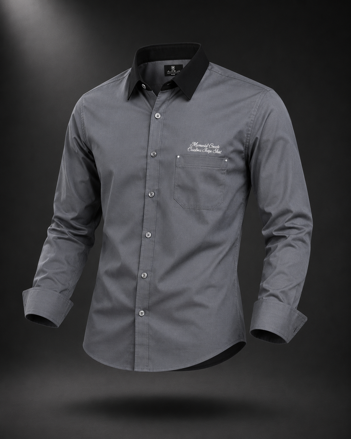 Graphite Elite Dobby Lycra Full Sleeve Shirt