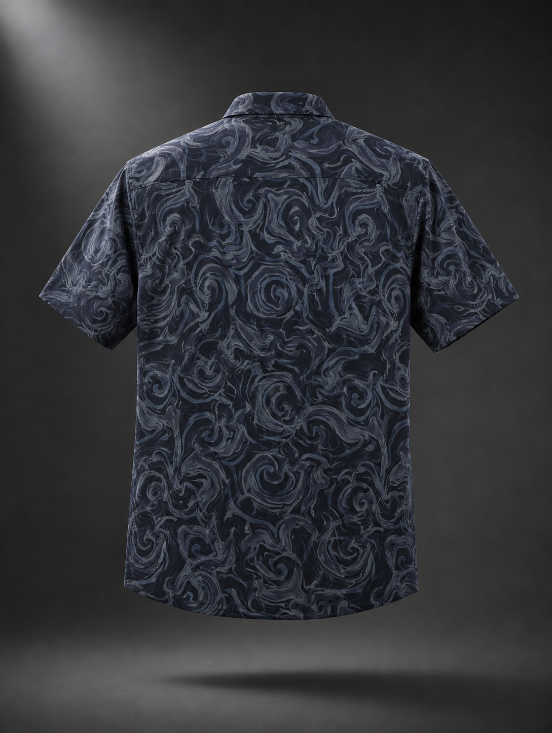 Midnight Marble Soft Touch Half Sleeve Shirt