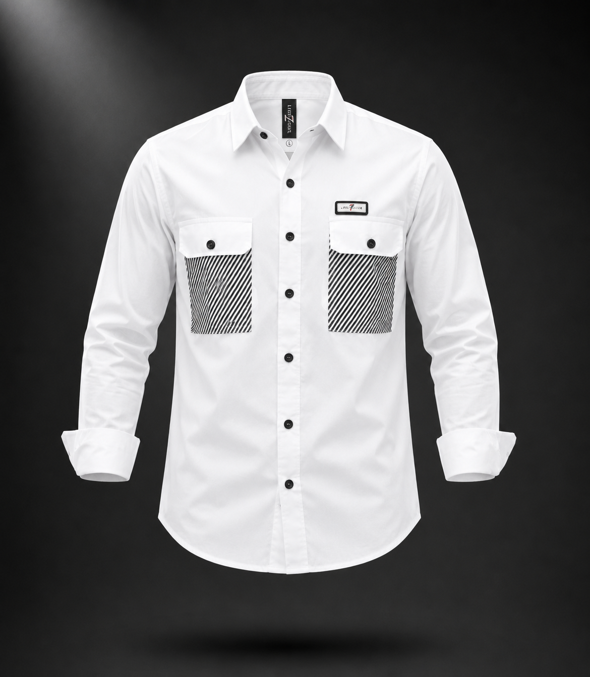 Urban Edge Dobby Lycra Full Sleeve Shirt