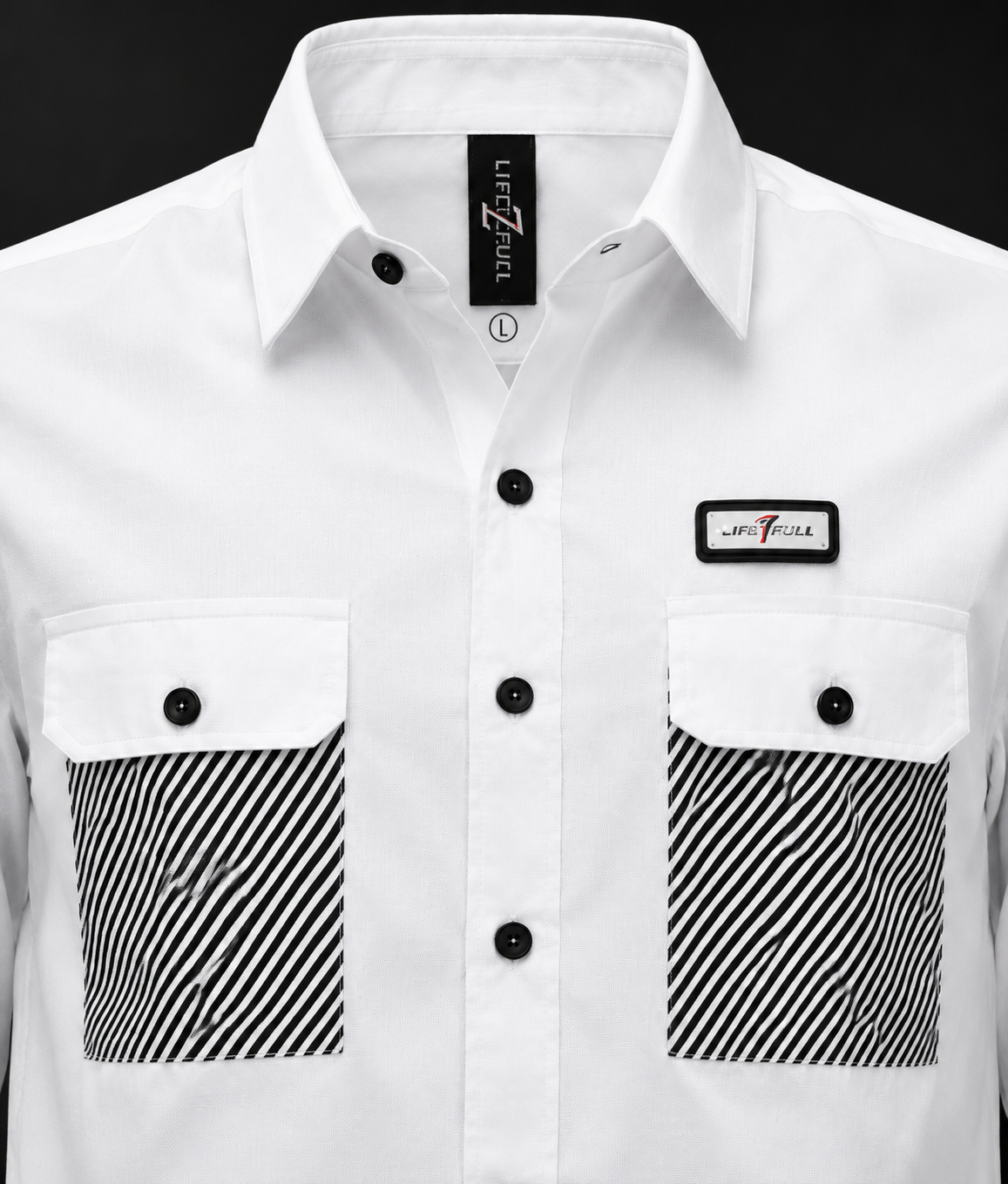 Urban Edge Dobby Lycra Full Sleeve Shirt