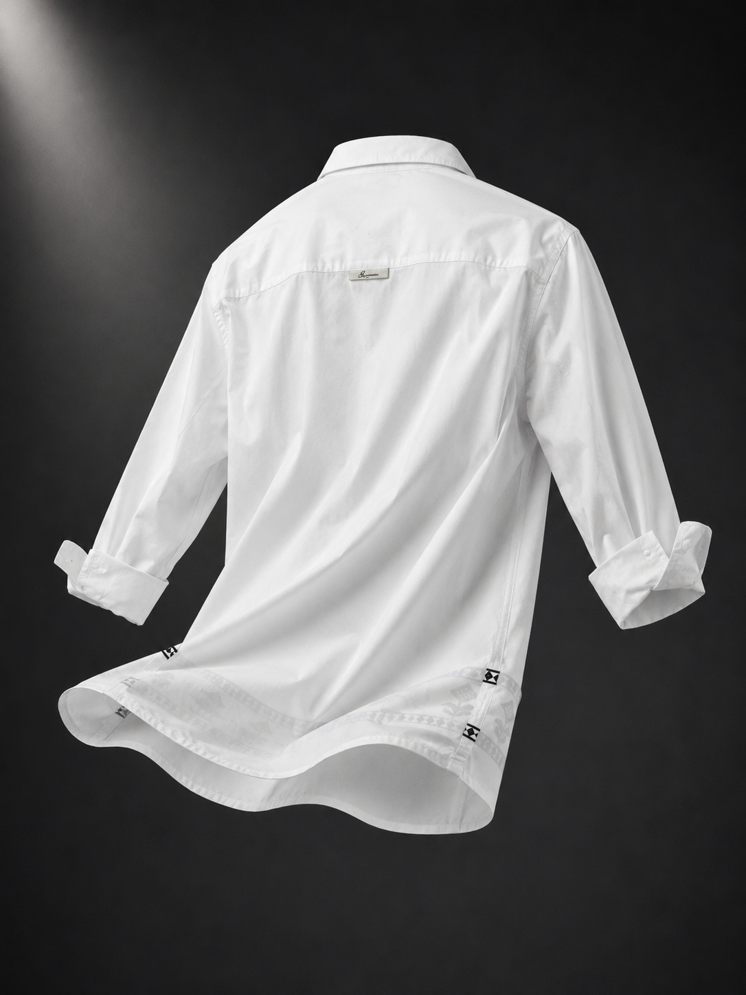 Ivory Heritage Embroidered Full Sleeve Shirt