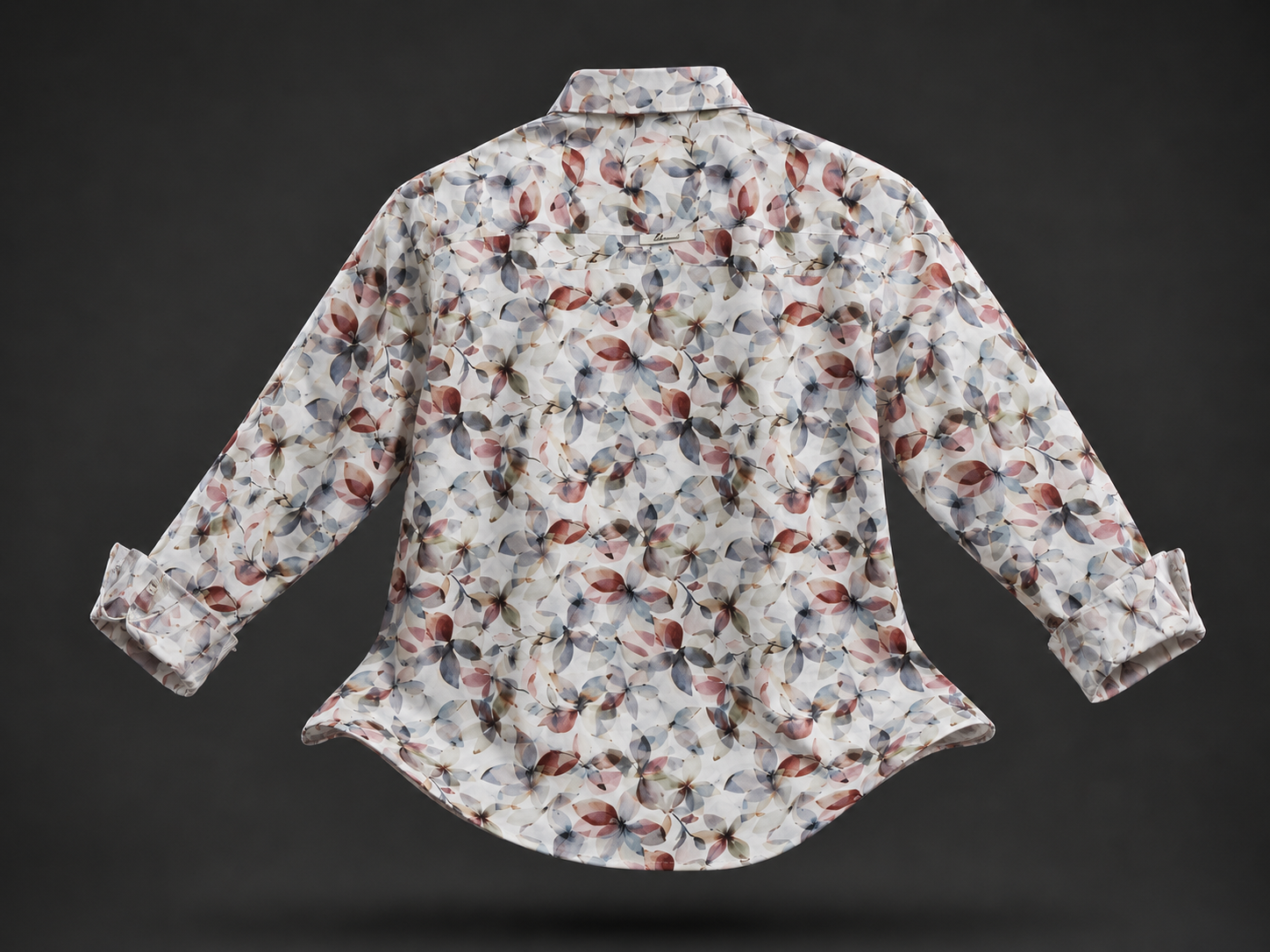 Pastel Bloom Printed Linen Full Sleeve Shirt