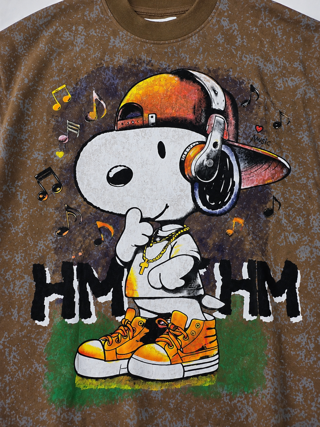Urban Beat Puppy Coffee Brown Graphic Sweatshirt