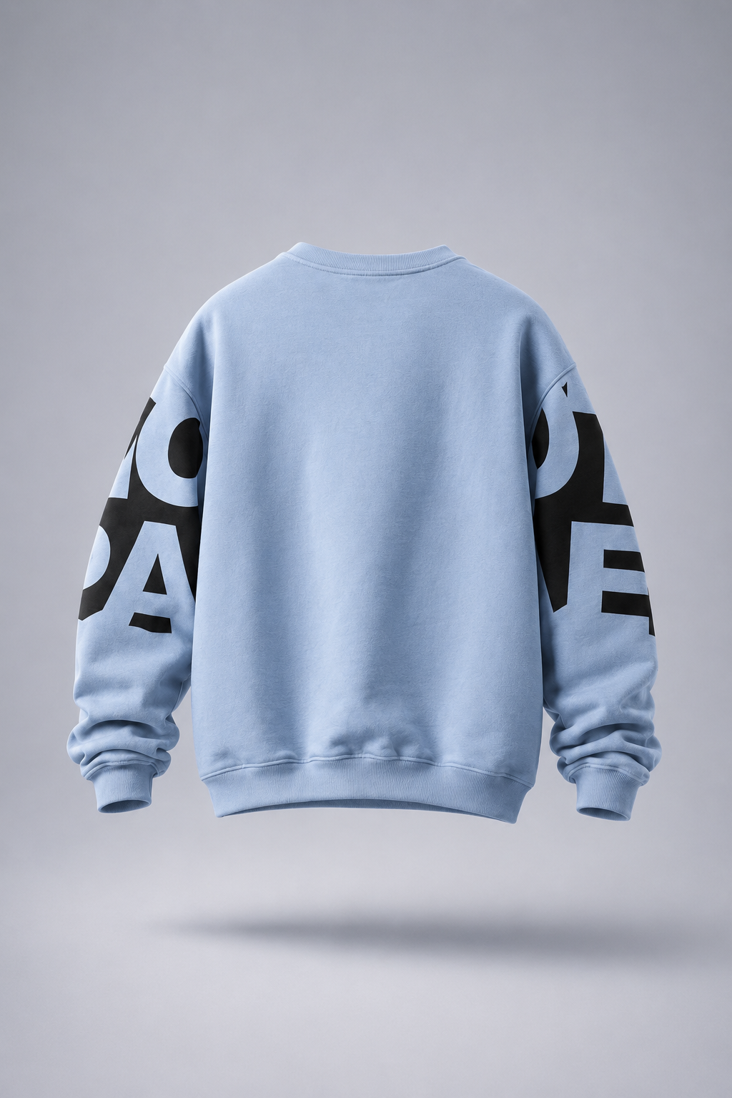Bold Type Powder Blue Graphic Sweatshirt