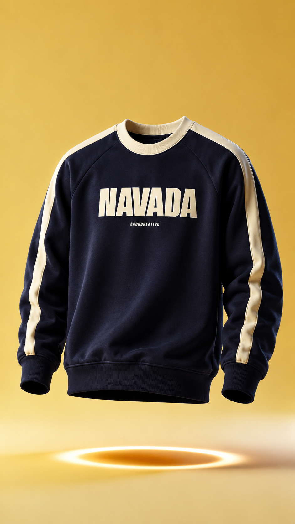 Navada Varsity Navy Graphic Sweatshirt