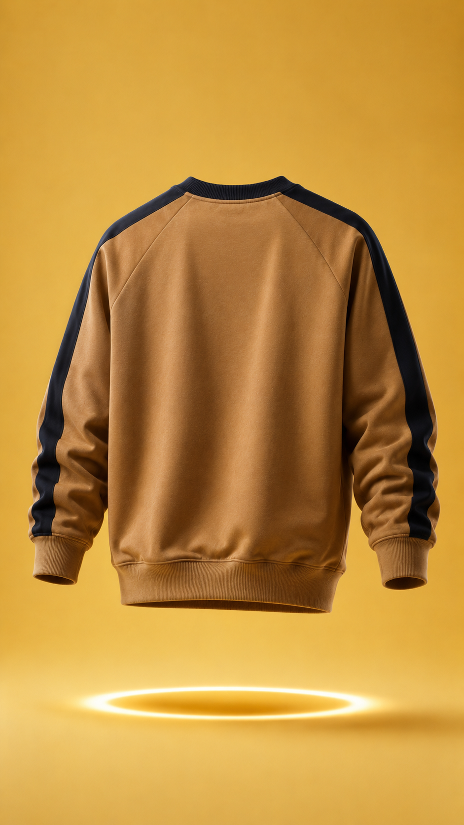 Navada Varsity Camel Brown Graphic Sweatshirt