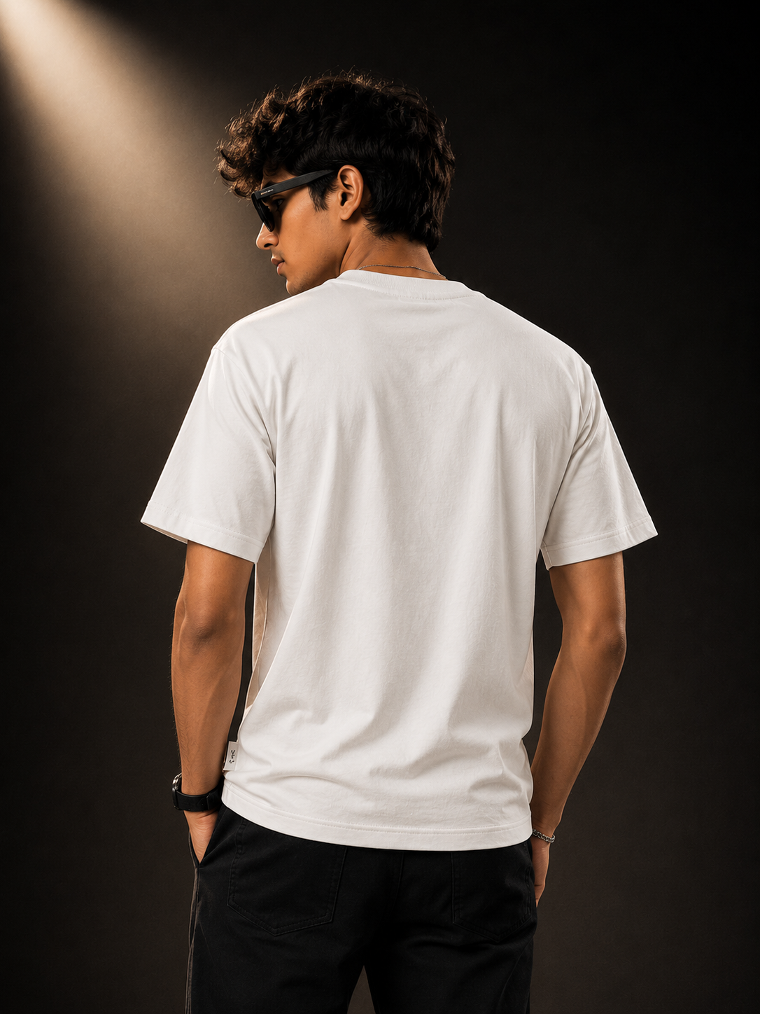 Balloon Drift White Regular Fit T-Shirt