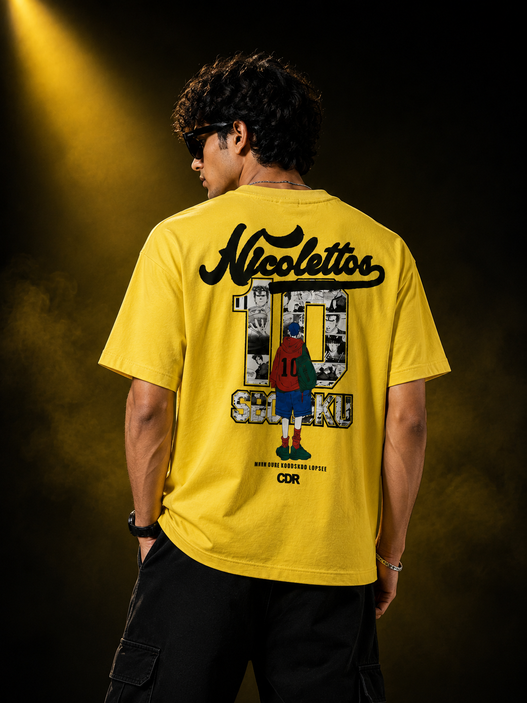 Seijaku 10 Yellow Oversized T-Shirt