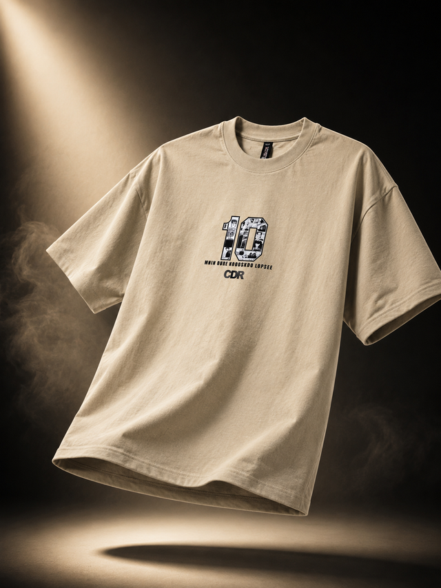 Seijaku 10 Cream Oversized T-Shirt