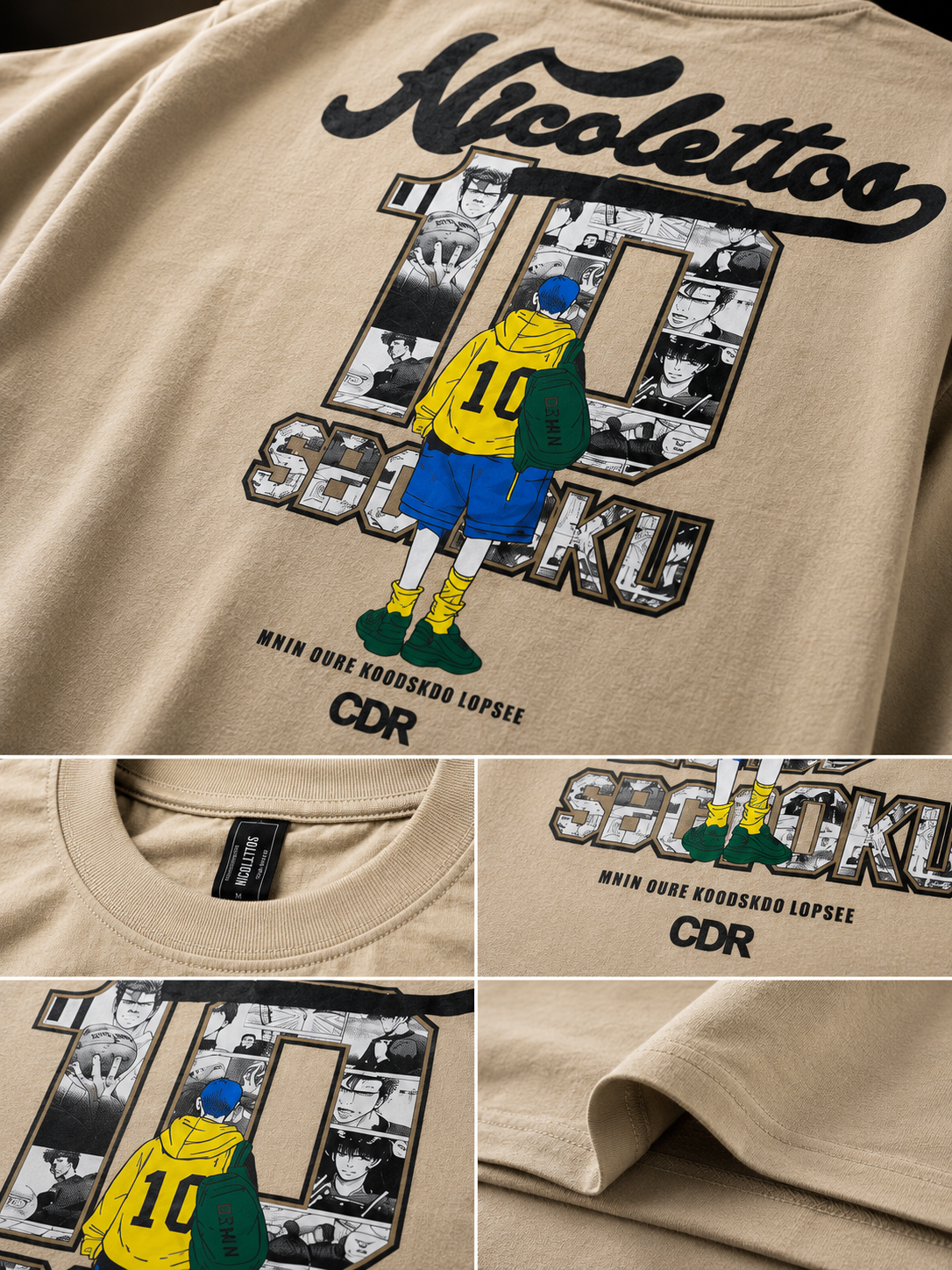 Seijaku 10 Cream Oversized T-Shirt