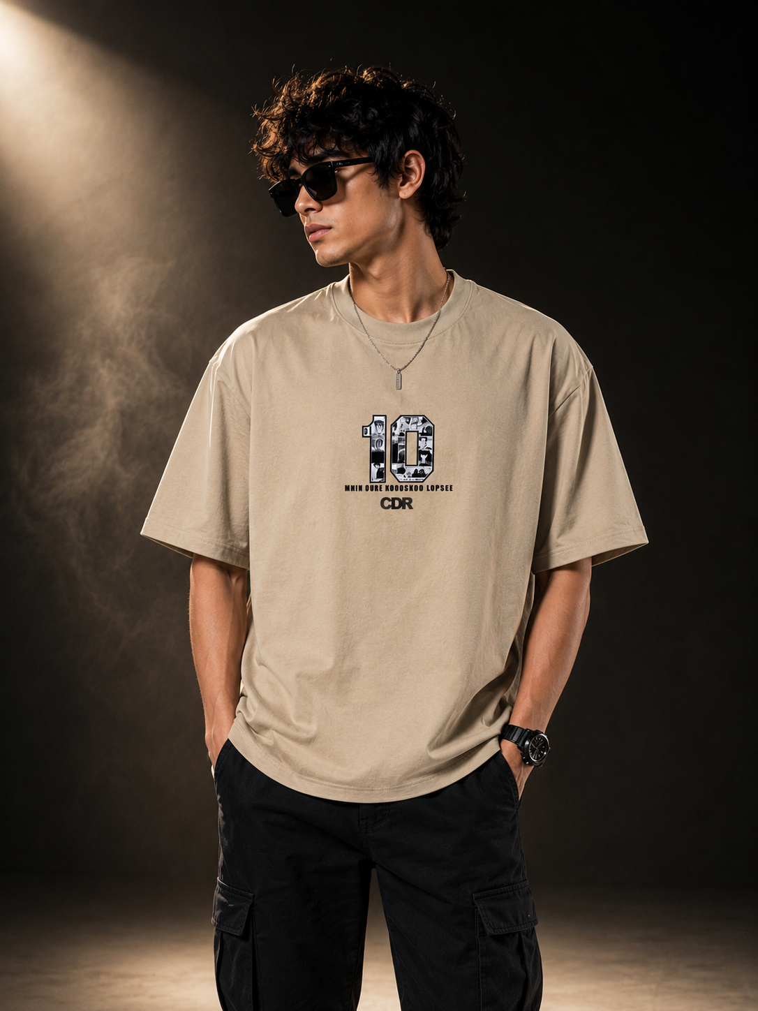Seijaku 10 Cream Oversized T-Shirt
