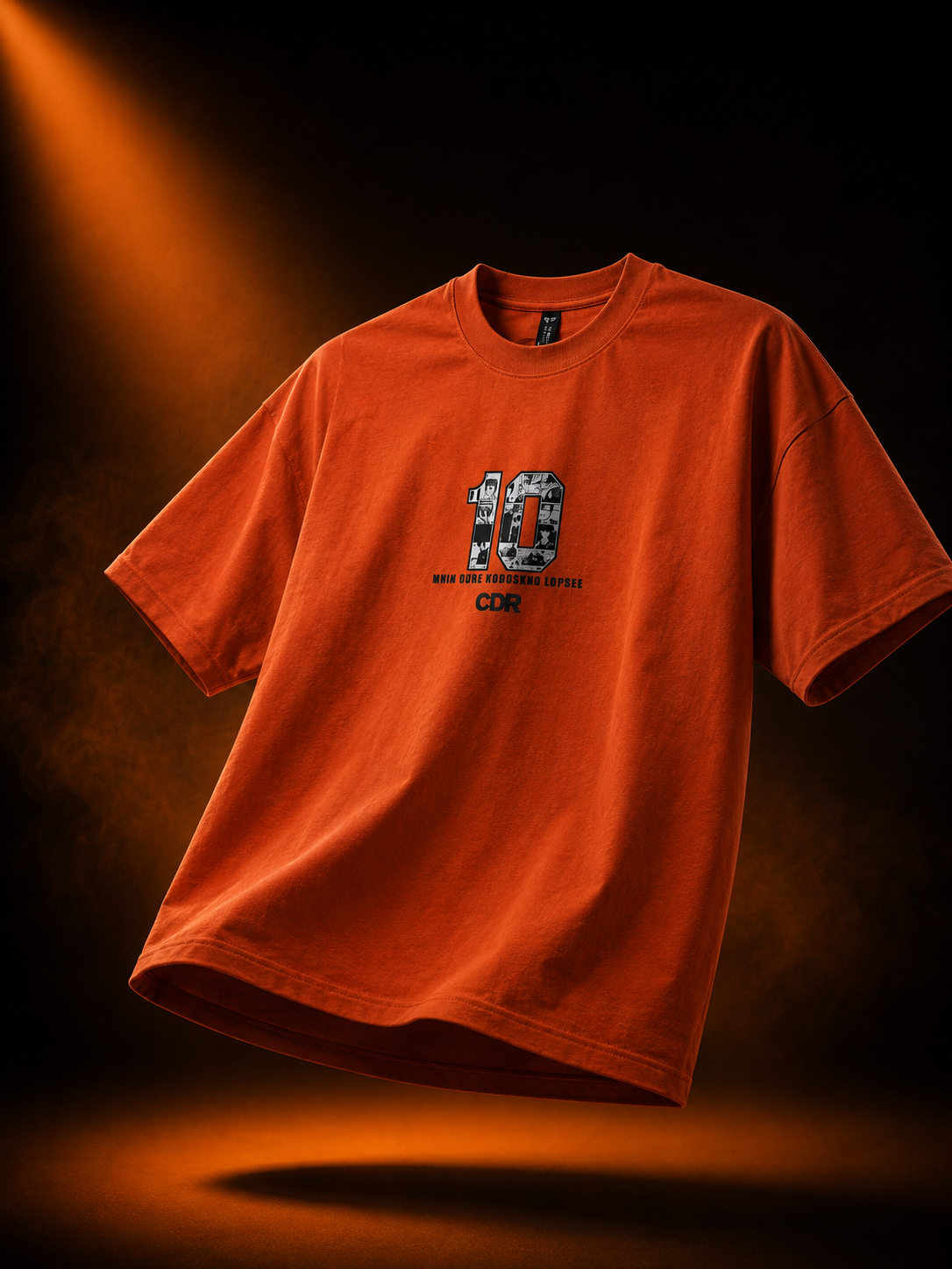 Seijaku 10 Orange Oversized T-Shirt