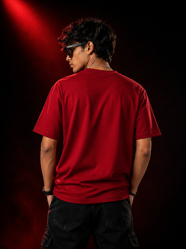 Wonderful Orbit Red Regular Fit T-Shirt