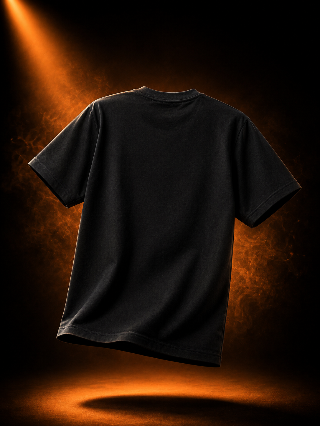 Colour Flight Black Regular Fit T-Shirt