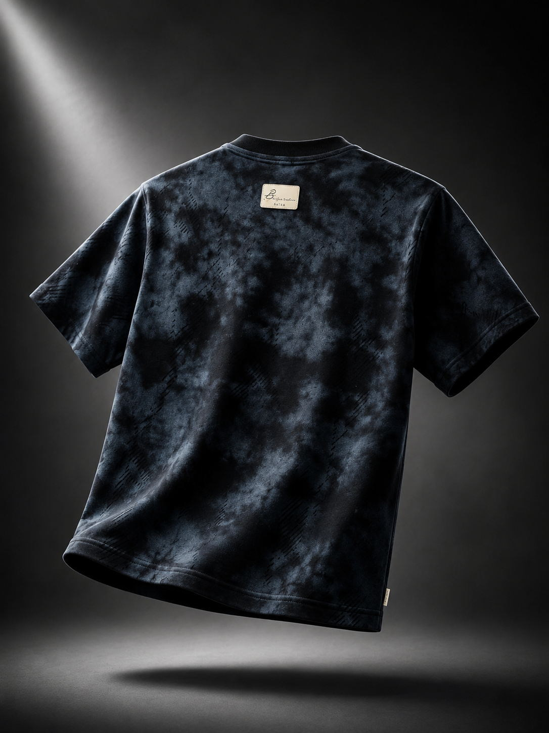 Midnight Bloom Black Oversized T-Shirt