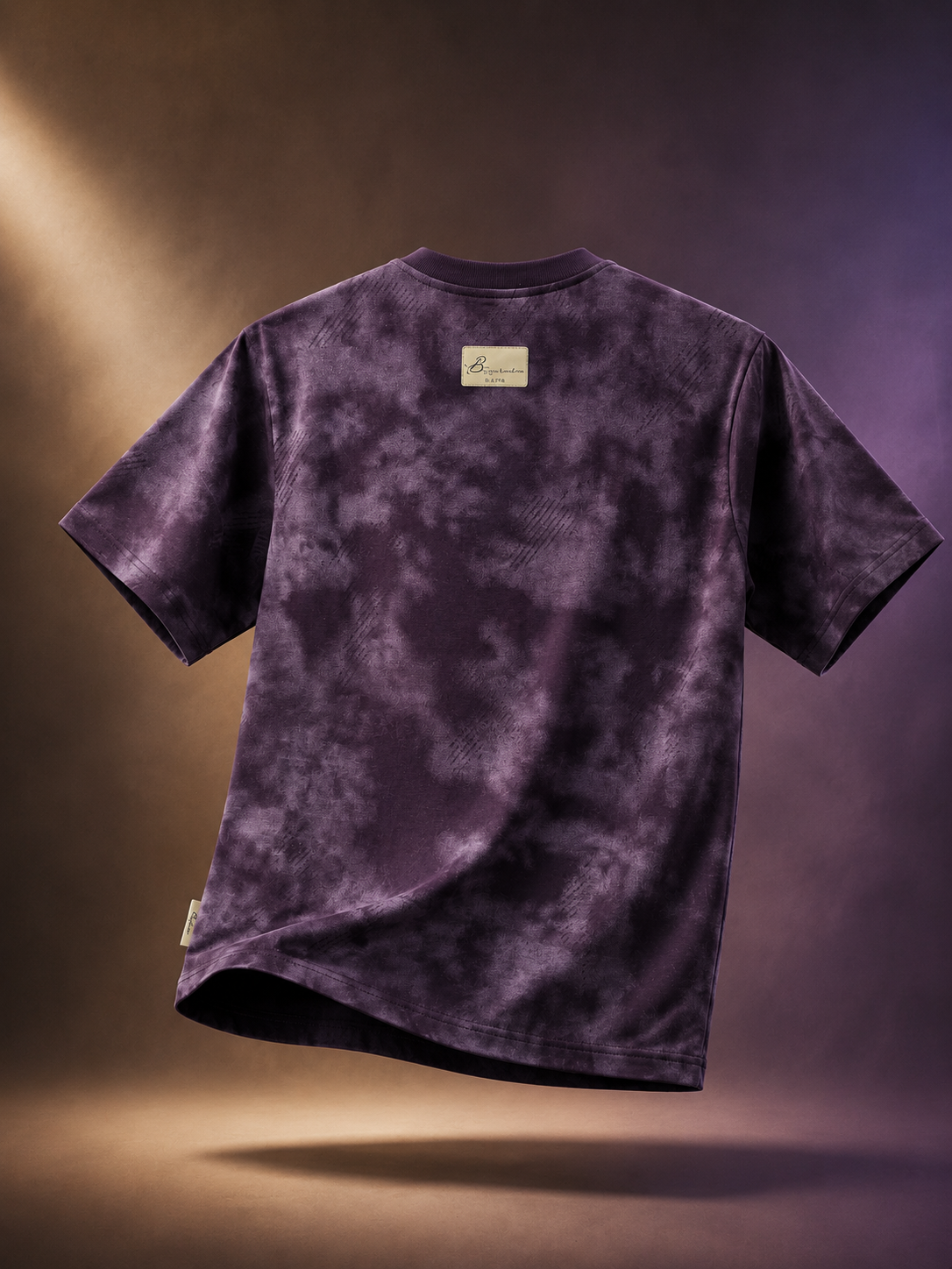 Midnight Bloom Purple Oversized T-Shirt