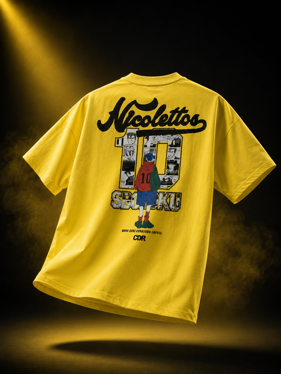 Seijaku 10 Yellow Oversized T-Shirt