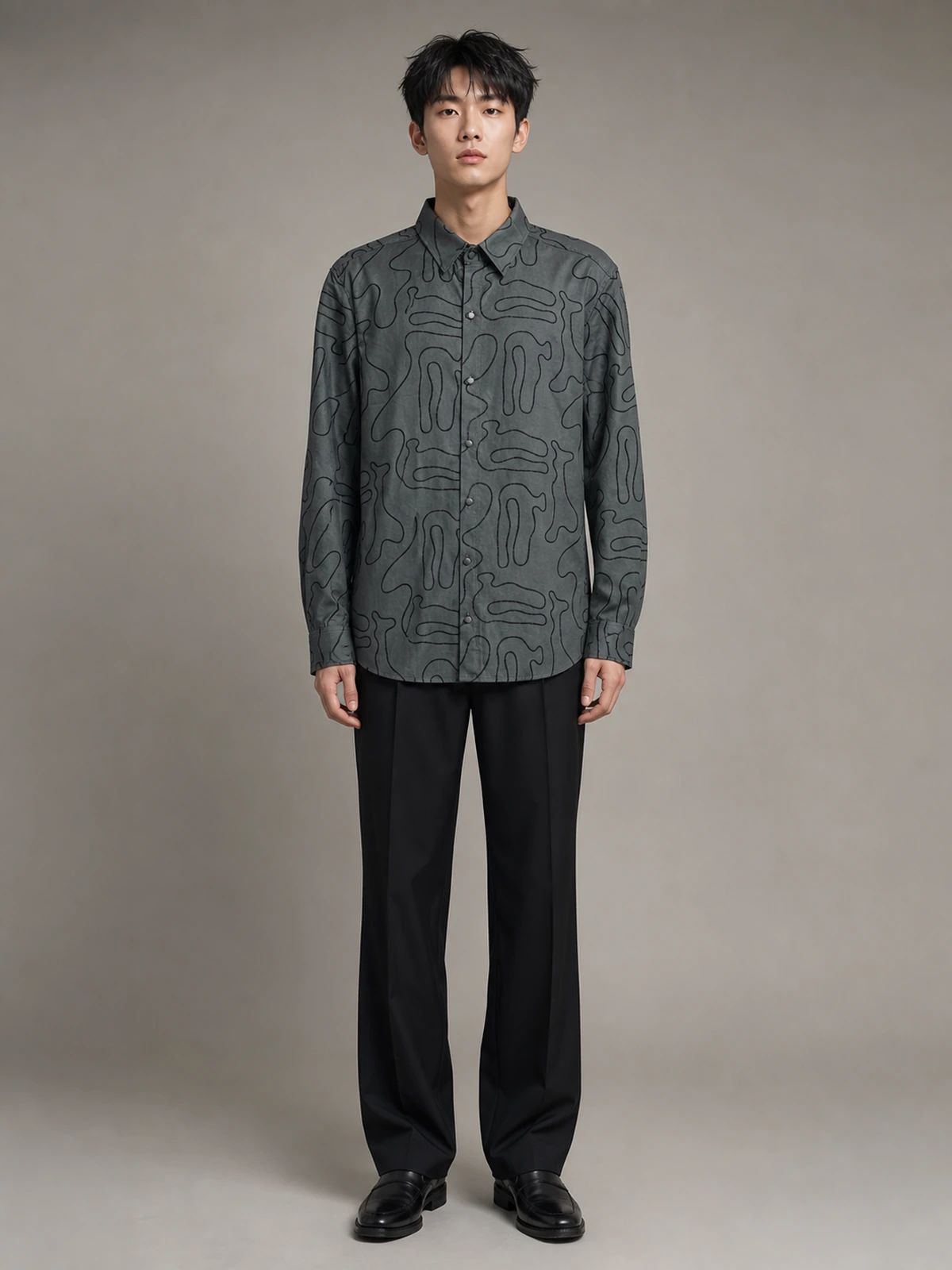 Forest Green Classic Full-Sleeve Shirt