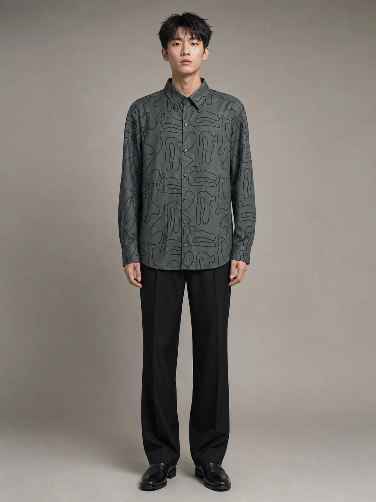 Forest Green Classic Full-Sleeve Shirt