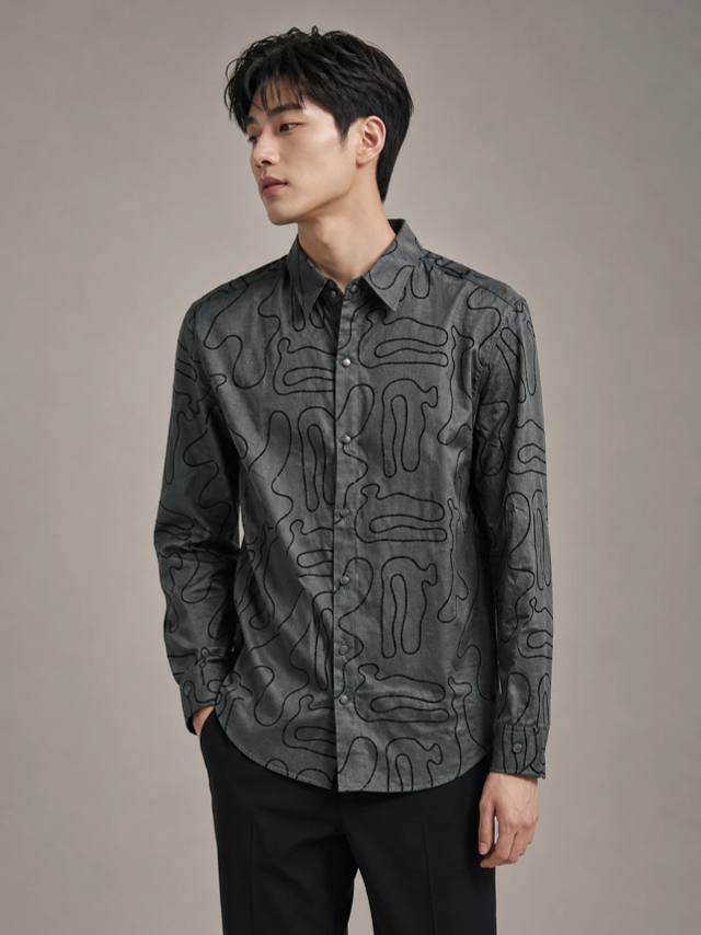 Forest Green Classic Full-Sleeve Shirt