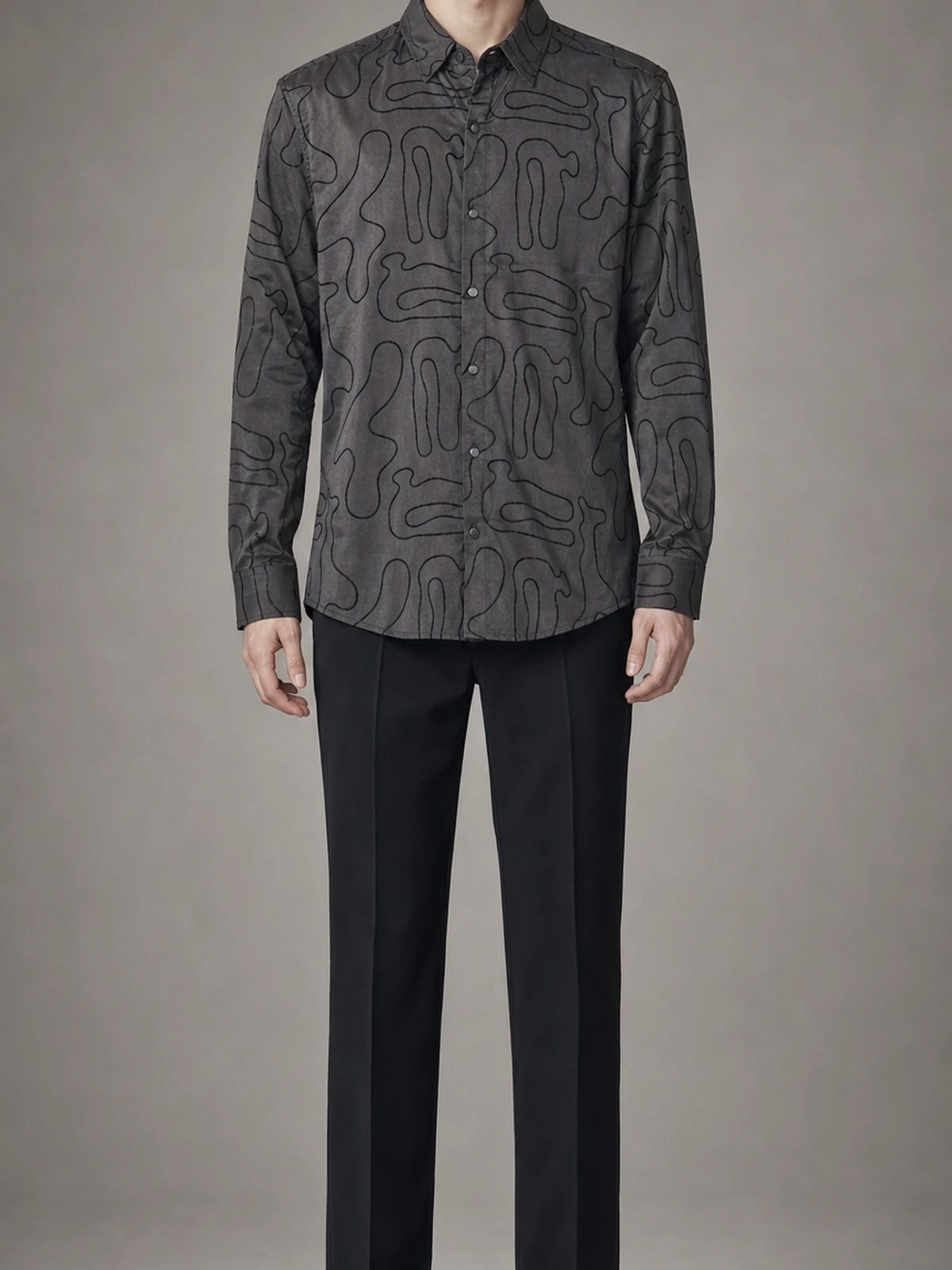 Coffee Brown Classic Full-Sleeve Shirt