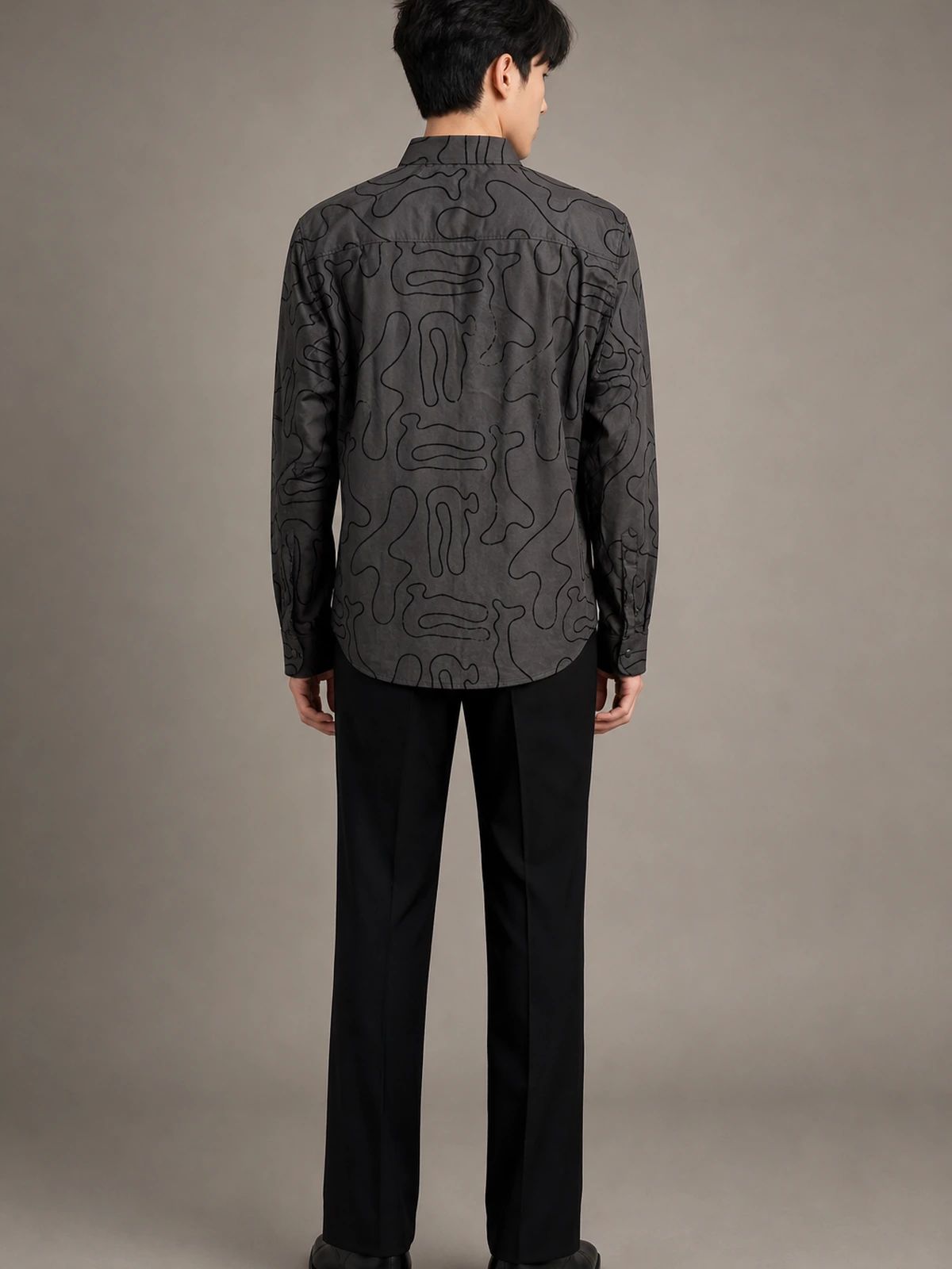 Coffee Brown Classic Full-Sleeve Shirt