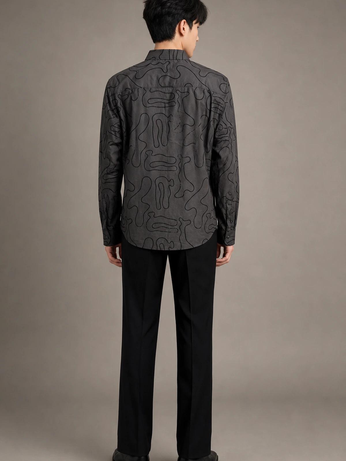 Coffee Brown Classic Full-Sleeve Shirt