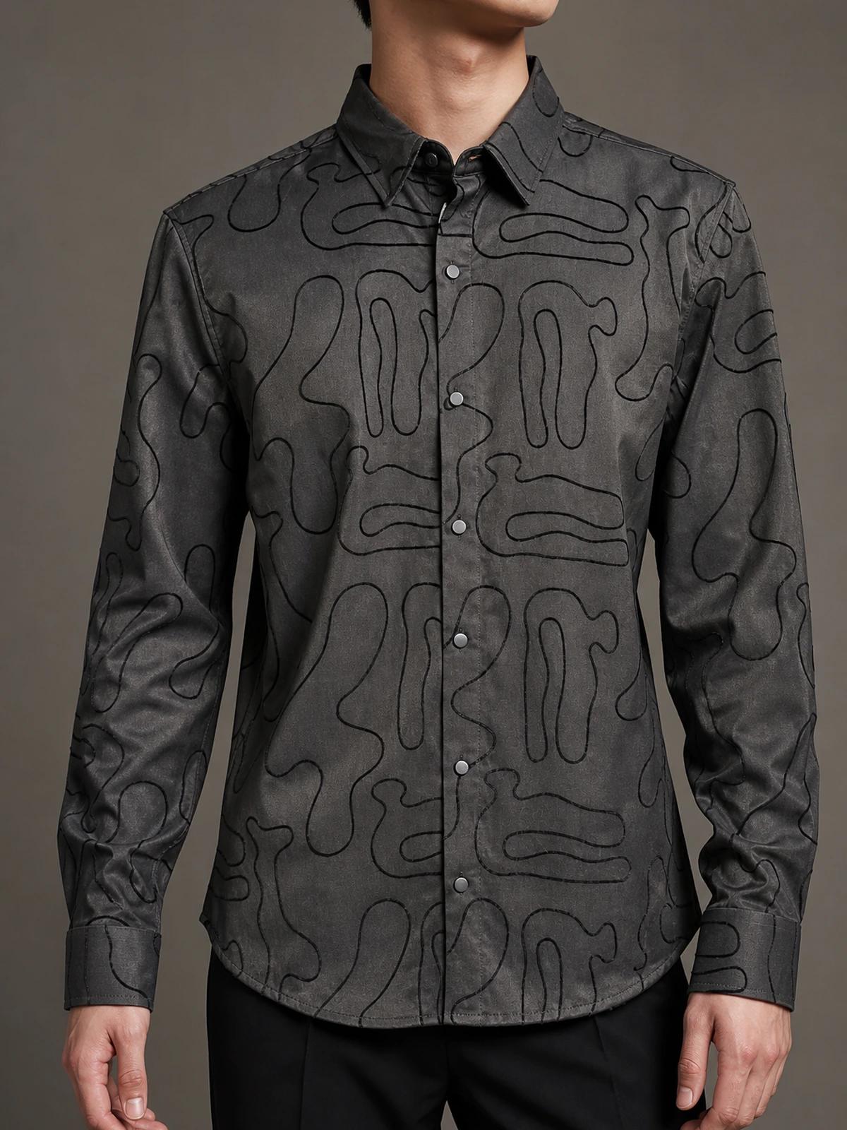 Coffee Brown Classic Full-Sleeve Shirt