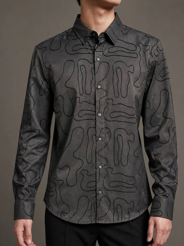 Coffee Brown Classic Full-Sleeve Shirt