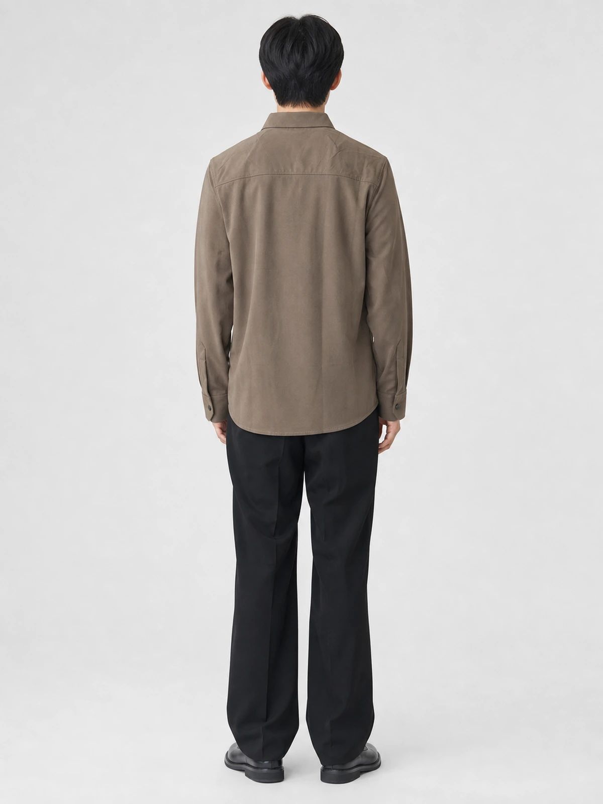 Earth Brown Essential Plain Shirt