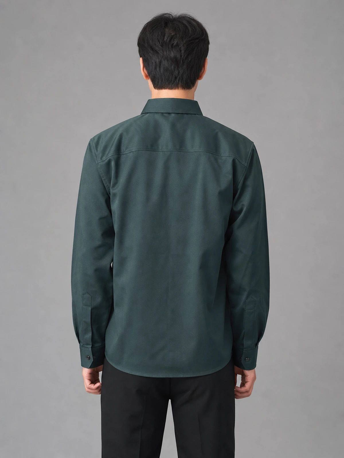 Forest Green Essential Plain Shirt