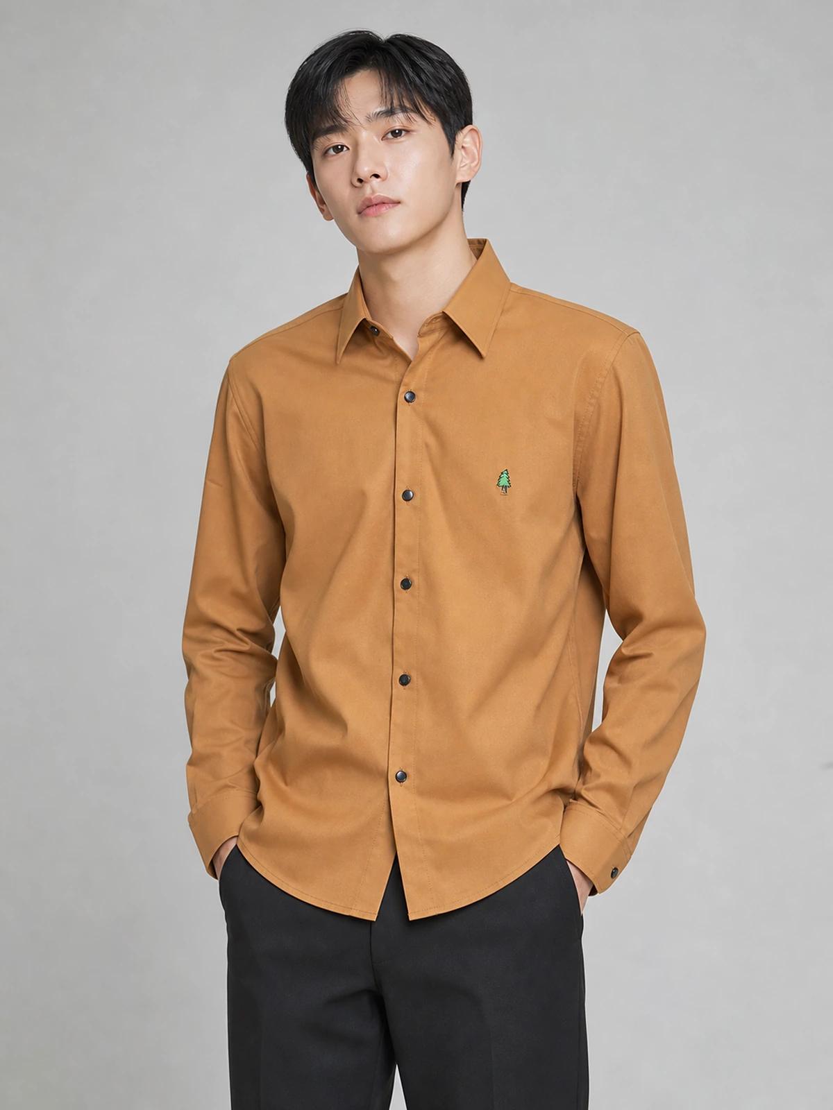 Burnt Orange Essential Plain Shirt