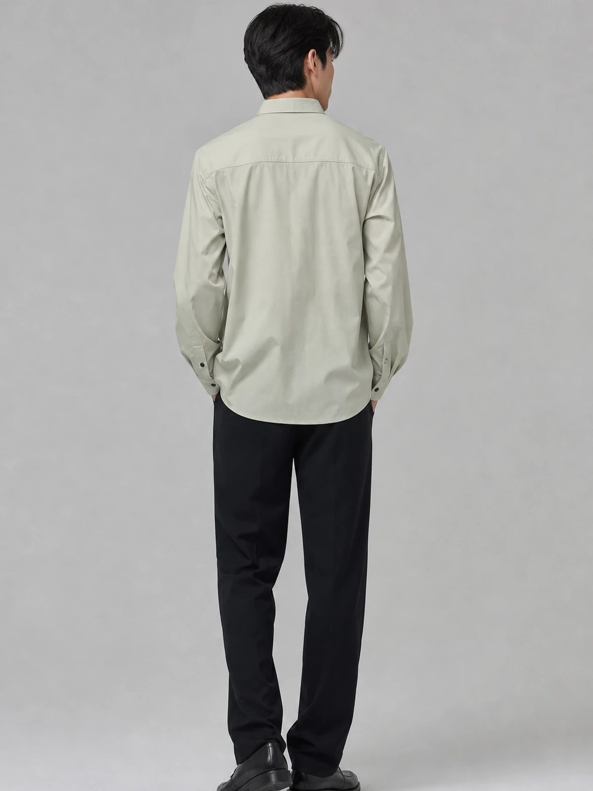 Pistachio Green Essential Plain Shirt