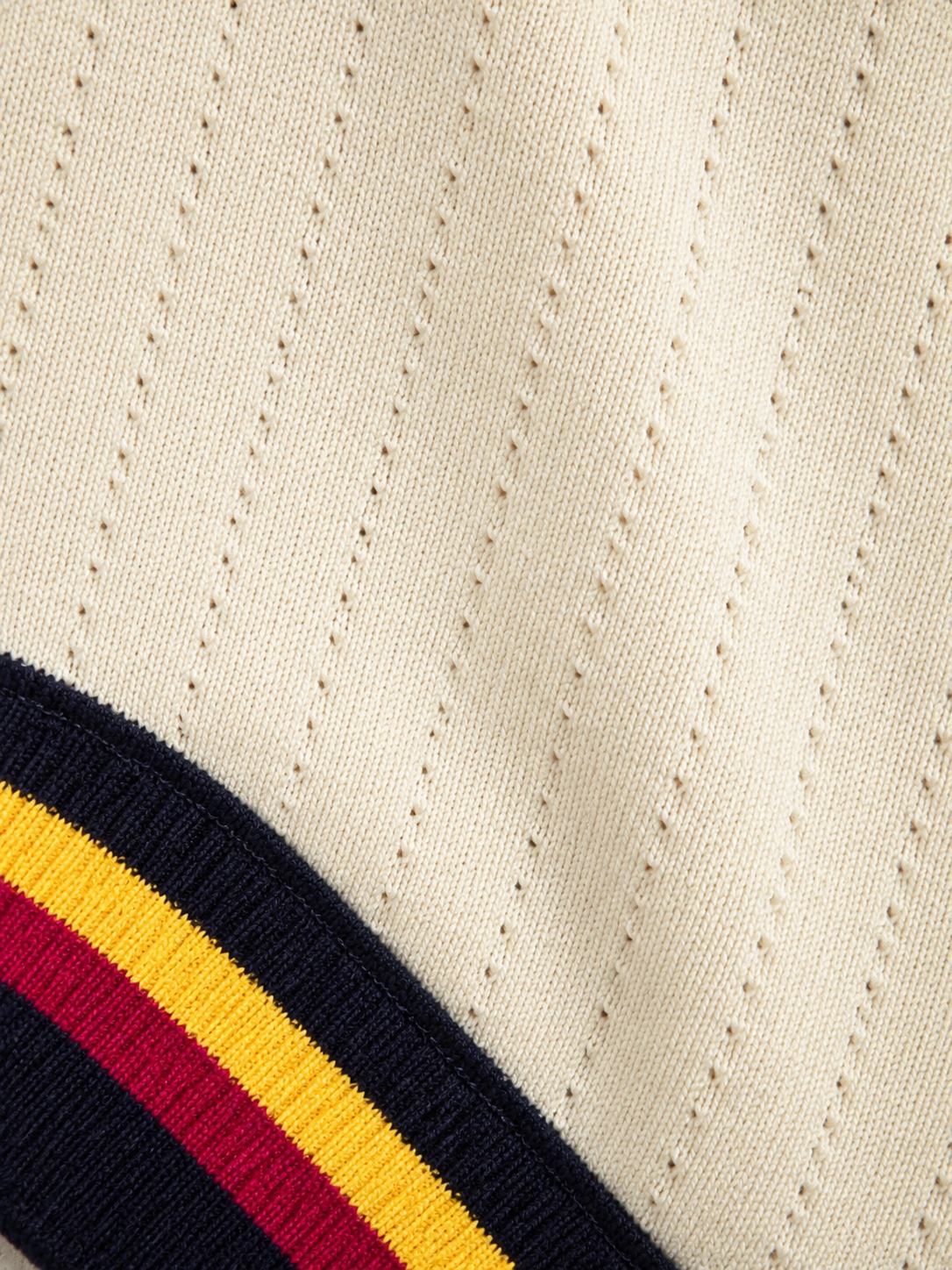 Cream Classic Polo T-Shirt