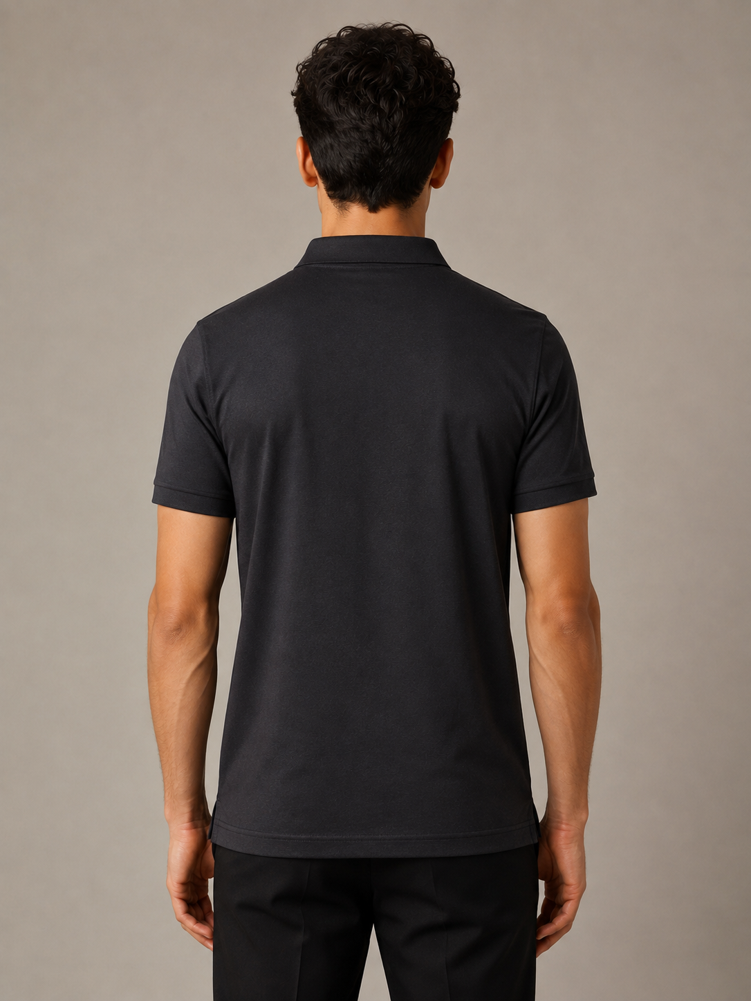 Midnight Black Classic Polo T-Shirt
