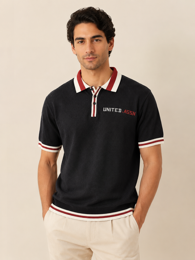 Midnight Black Classic Polo T-Shirt