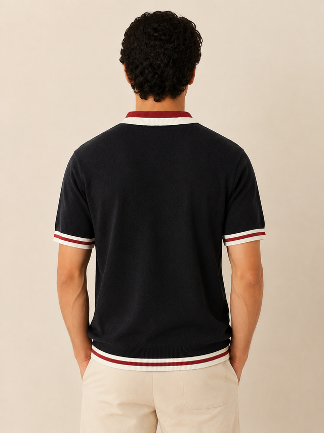 Midnight Black Classic Polo T-Shirt