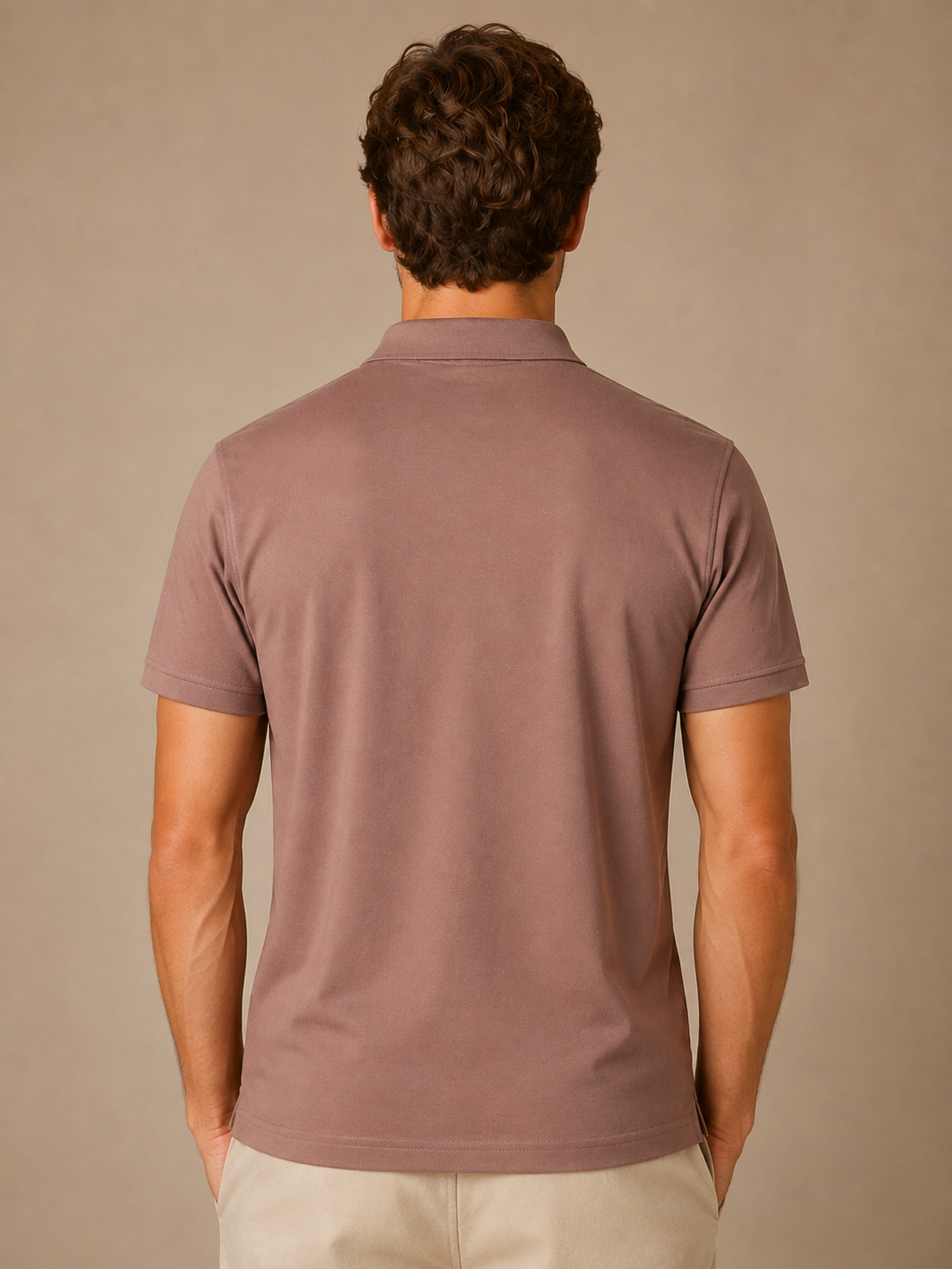 Earth Brown Classic Polo T-Shirt