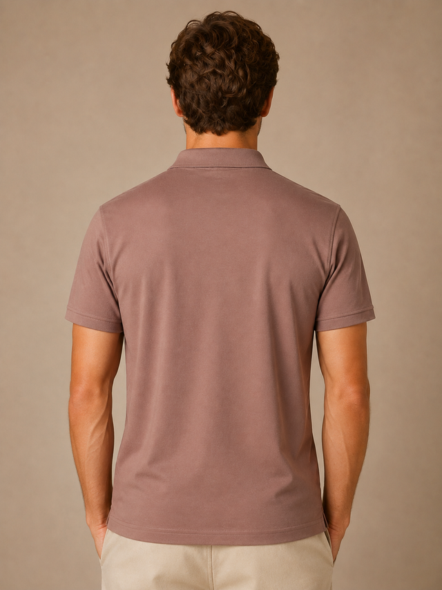 Earth Brown Classic Polo T-Shirt