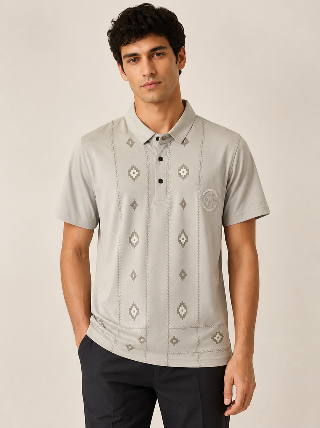 Light Grey Classic Polo T-Shirt