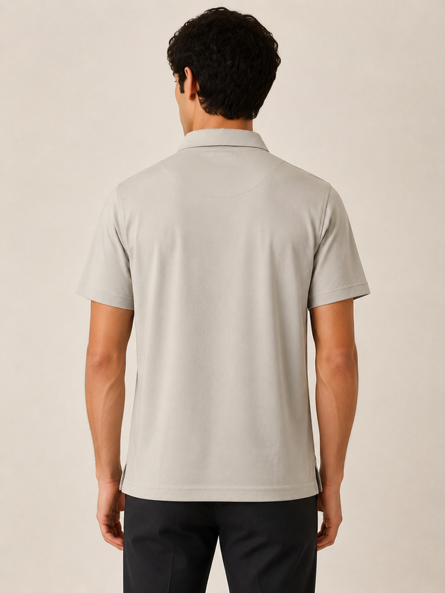 Light Grey Classic Polo T-Shirt