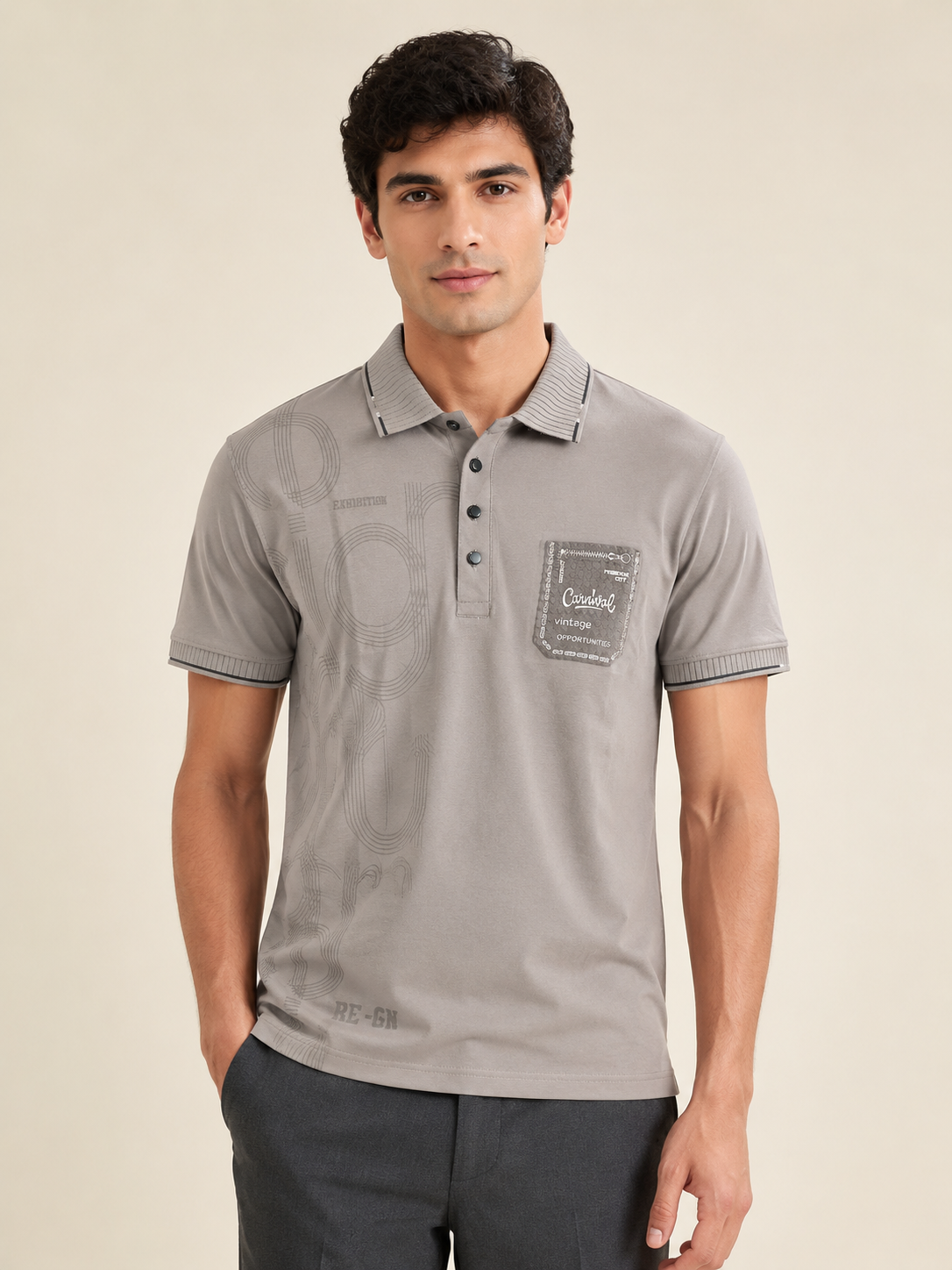 Earth Brown Classic Polo T-Shirt