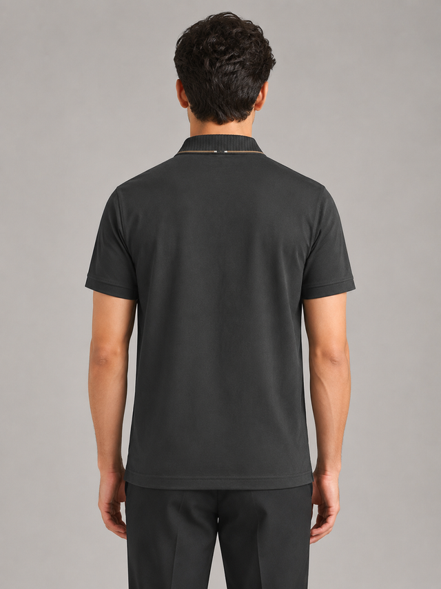 Midnight Black Classic Polo T-Shirt